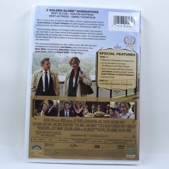 New In Sealed Package - Last Chance Harvey 2 DVD Disc Set - Picture 4 of 5